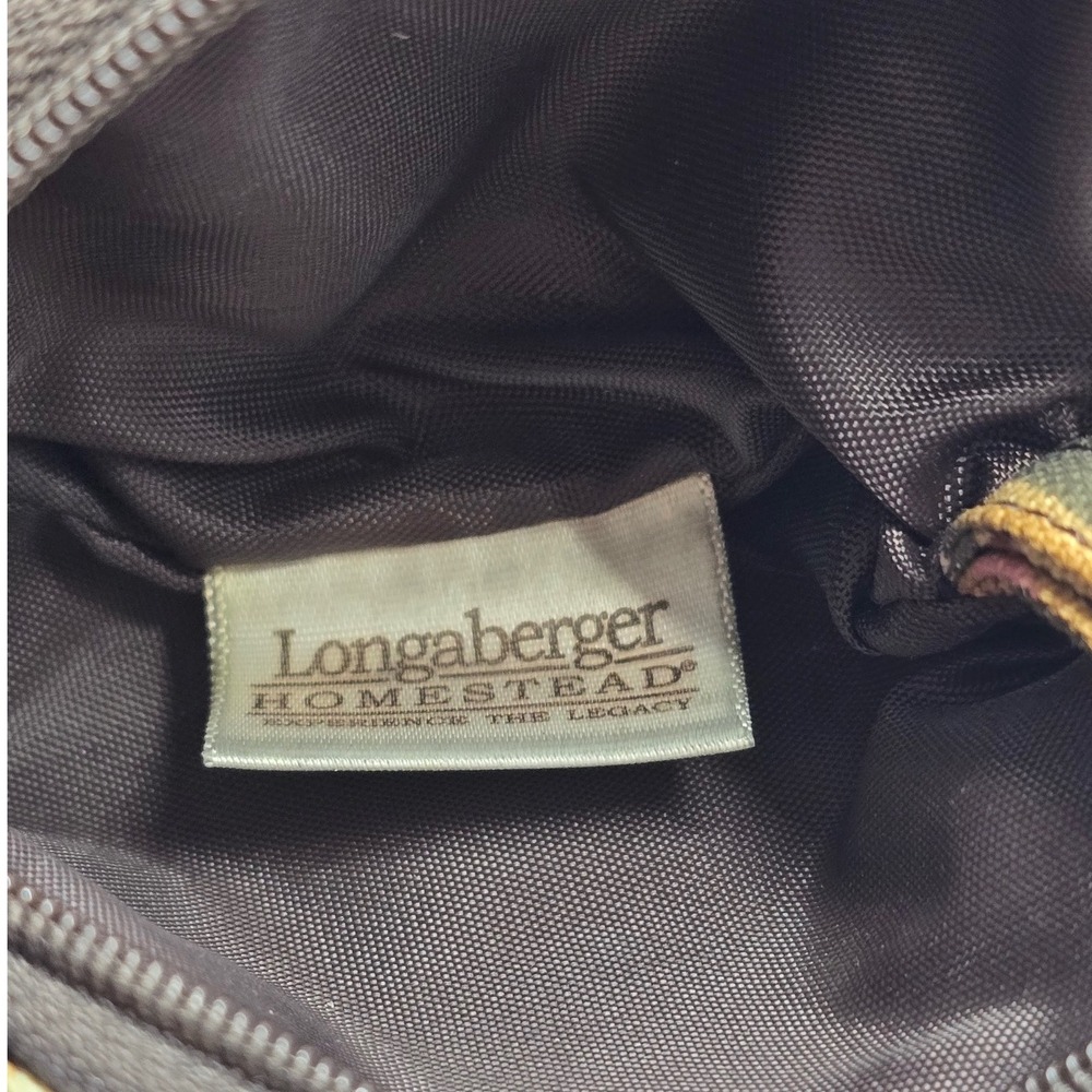 Longaberger Floral Tapestry Coin Purse Keychain Wallet Boho Cottagecore Small - Picture 6 of 6
